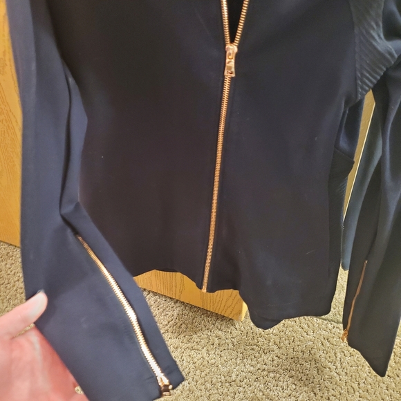 Navy blue/rose gold jacket - Picture 3 of 5